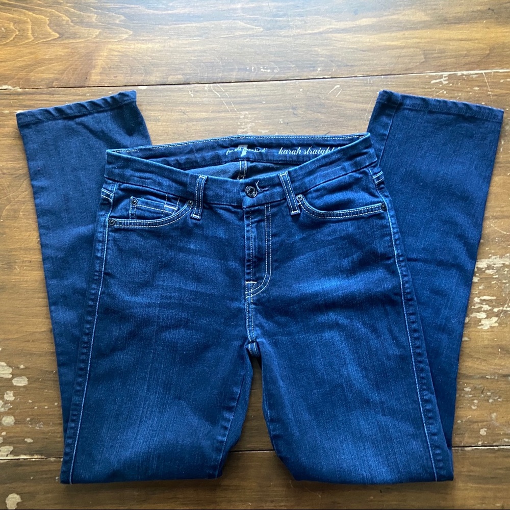 7FAM Karah Straight Leg Sz 27